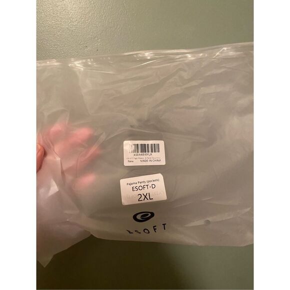 ESOFT Wide Leg Pants High-Waisted Yoga Work Dress Pants Pockets 2X NWOT - Picture 8 of 8